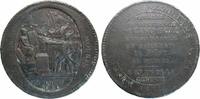Frankreich Monneron zu 5 Sols 1792 Br Constitution 1791-92, An IV, VG.291, Departemens s