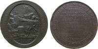 Frankreich Monneron zu 5 Sols 1792 Br Constitution 1791-92, An IV, VG.291, Departements VF-