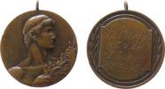 Sport tragbare Medaille Bronze D.d.K. Heros - 15.9.29 - I. Sieg - Dreik.dag .I., ca. 34,5 MM, kleiner Randstoß -