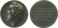 Goethe Medaille Bronzeguß Goethe (1749-1832) - zur Erinnerung an Goethes Aufenthalt in Poessneck, Kopf nach links / fünf Zeilen Schrift aus Pand -