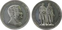 Goethe Medaille Zinn Carl Alexander (1853-1901) Weimar - auf die Einweihung des Goethe-Schiller-Denkmals, Büste nach rechts / Denkmal, v. Sebald -