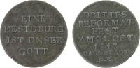 Reformation / Religion Medaille 1817 Silber Luther Martin (1483-1546) - auf die 300 Jahrfeier der Reformation in Darm ss