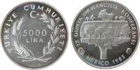 Türkei 5000 Lira Ag FAO, angelaufen -