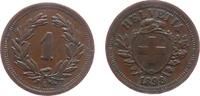 Schweiz 1 Rappen Br HMZ 1215 -