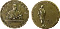 USA Medaille Bronze Hale Nathan (1755-1776) und Sherman Roger (1721-1793), ca. 38,5 MM, minimal fleckig -