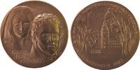 Neujahr Medaille Bronze Neujahr - Kaspar Hauser, Kinder- und Jugendbild von Hauser / Karlsruher Schloss, v. B.H. Mayer Pforzheim, ca. 50 MM -