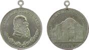 Sport tragbare Silbermedaille Bronze versilbert Rhodt (Pfalz) - auf die Einweihung der Turnhalle, Büste Ludwig Jahn nach rechts / Turnhalle, ca. 28,8 MM -