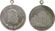 Sport tragbare Silbermedaille Bronze versilbert Rhodt (Pfalz) - auf die Einweihung der Turnhalle, Büste Ludwig Jahn nach rechts / Turnhalle, ca. 28,6 MM, flec -