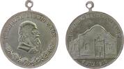 Sport tragbare Silbermedaille Bronze versilbert Rhodt (Pfalz) - auf die Einweihung der Turnhalle, Büste Ludwig Jahn nach rechts / Turnhalle, ca. 29 MM, kleine -