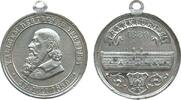 Frankfurt tragbare Medaille Zinn Frankfurt - auf das V. Allgemeine Turnfest, Büste von Jahn nach links / Festhalle, v. Schwerdt, ca. 33,2 MM, kleine Randfeh -