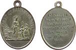 Wallfahrt tragbare Medaille Bronze versilbert La Salette-Fallavaux - auf die Marienerscheinung, Canton de Corps, die beiden Hirtenkindern Mélanie Calvat und -