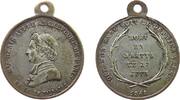 Paris tragbare Medaille Bronze versilbert Affre Denis - auf seinen Tod, Erzbischhofs von Paris, Brustbild nach links / Schrift im Kranz, ca. 24 MM -