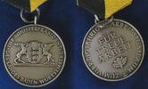 Gelegenheitsmedaillen Verdienstmedaille Silber Baden Württenberg - auf das vierzigjährige Arbeitsjubiläum, für treue Arbeit, ca. 35 MM (Medaille), Original Etui -
