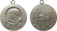 vor 1914 tragbare Medaille Bronze versilbert Ernst Ludwig (1892-1918) - auf die Jahrhundertfeier des Infanterieregiments Kaiser Wilhelm No.116, Darmstadt -