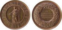 Landwirtschaft Medaille Bronze Preußen - für landwirtschaftliche Leistungen, Borussia im Kranz von Tieren und landwirtschaftlichen Arbeiten, Schrift im -