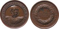 vor 1914 Medaille Bronze Wrangel (1784-1877) Generalfeldmarschall Graf von - auf seinen Tod, dem Nestor der Preussischen Armee, Brustbild in Unifo -