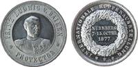 Landwirtschaft Medaille Zinn Nürnberg - auf die Internationale Hopfenausstellung, Ludwig II. 1864-1886 - Bayern, Brustbild halbrechts / Mehrzeiler im kr -