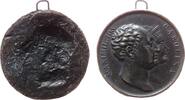 vor 1914 tragbare Medaille Eisen Maximilian Joseph (1806 - 1825) - und seine Gattina Carolina, einseitig, ca. 35,8 MM -