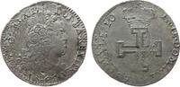 Lothringen Teston Ag Lothringen Herzogtum - Leopold Joseph, Nancy, Lorraine, justiert, ca. 8,16 Gramm, deutliche Überprägung -