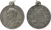 vor 1914 tragbare Medaille Bronze versilbert Wilhelm II (1888-1918) - auf die 100-Jahrfeier des Infanterie-Regiments von Wittich, - 3. Kurhessisches - Nr. -