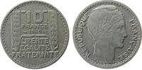 Frankreich 10 Francs KN Provisorische Regierung, kurze Blätter, Gad.810 -