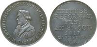 Reformation / Religion Medaille 1817 Silber Darmstadt - auf die 300 Jahrfeier der Reformation, Brustbild nach links / fast stgl