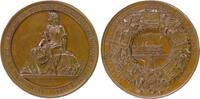 Berlin Medaille Bronze Berlin - auf die Ausstellung Deutscher Erwerbserzeugnisse in Berlin, Germania / Eisenbahn, von Loos D & Lorenz F., ca. 45 -