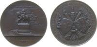 Schweiz Medaille Bronze Genf - auf die Generalversammlung der schweizerischen Offiziersvereinigung, Reiterdenkmal von General Dufour / Landes- un -