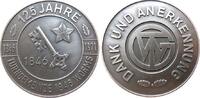 Sport Medaille Bronze versilbert Worms - auf die 125-Jahrfeier der Turngemeinde, ca. 50 MM -
