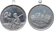Schützen tragbare Medaille 1898 Aluminium Cronberg (Kronberg) - auf das 500jährige Jubiläumsschießen, Taunus, Sc vz