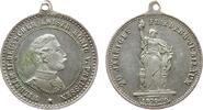 Wilhelm II. (1888-1918) tragbare Medaille Bronze versilbert Wilhelm II (1888-1918) - 20 Jahre Friedensjubiläum, Büste nach rechts / Niederwalddenkmal, ca. 22,5 MM, etwas -