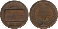 Landwirtschaft Medaille Bronze Kiel - auf die 11. Versammlung der Land- und Forstwirte - Prälaten und Gutsbesitzer, Schleswig-Holstein, Schiffe im Kiele -