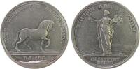 Landwirtschaft Prämienmedaille Silber Brese - dem würdigsten Akkersmann, Teuer Arbeit Lohn - Fortuna mit Füllhorn und Lorbeezweig - im Abschnitt Gestiftet Bres -