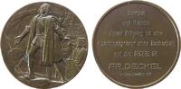 München Medaille Bronze München - Firma F.R. Deckel, Entdeckung Amerikas durch Christoph Kolumbus / Schrift: Stempel und Matrize dieser Prägung i -
