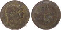 Berlin Medaille Bronze Wilhelm I (1797-1888) und Augusta - auf die Goldene Hochzeit, Preussen, beider Büsten nach rechts / Mehrzeiler, v. Weigan -