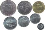 Vatikan 188 Lire div. Paul VI, 8-15.Pontifikasjahr, 7 Münzen, lose -