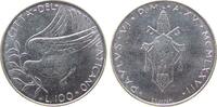 Vatikan 100 Lire St Paul VI, Taube -