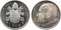 Vatikan 500 Lire Ag Johannes Paul II, Patina -