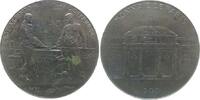 Paris Medaille Bronze Paris - auf die Weltausstellung, Münzprägeanstalt, Gebäude / Gießerei, v. A. Patey, ca. 37,5 MM, kleine Randfehler, Rand: -