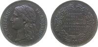 Paris Medaille Bronze Paris - auf die Weltausstellung, v. Barre, ca. 30,5 MM -