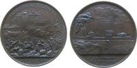 Paris Medaille Bronze Louis Philippe I (1830-1848) - auf die 55-Jahrfeier des Sturmes auf die Bastille, Soldaten beschießen die Bastille / Ans -