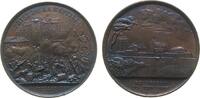 Paris Medaille Bronze Louis Philippe I (1830-1848) - auf die 55-Jahrfeier des Sturmes auf die Bastille, Soldaten beschießen die Bastille / Ans -