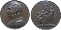 Paris Medaille Bronze Louis XVIII. (1814-1815-1824) - auf die Eröffnung der Gedenkstätte für Charles Ferdinand d'Artois, Herzog du Berry, Lille -