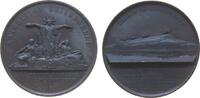 Paris Medaille Zink bronziert Paris - auf die Weltausstellung, Ausstellungsgebäude / Personifikation Frankreichs mit bekränzt die personifizier -