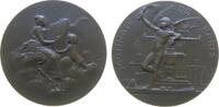 Paris Medaille Bronze Paris - auf die Weltausstellung, und auf die Jahrhundertwende, Monnaie de Paris, Klio auf Wolke schreibt 1900 auf ein B -