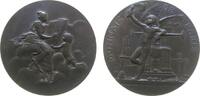 Paris Medaille Bronze Paris - auf die Weltausstellung, und auf die Jahrhundertwende, Monnaie de Paris, Klio auf Wolke schreibt 1900 auf ein B -