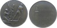 Paris Medaille Bronze Paris - auf den Bau des Eiffelturms und der Weltausstellung, Souvenir de l'Ascension, drei Arbeiter beim Bau des Eiffeltu -