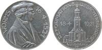 Reformation / Religion Medaille Aluminium Nürnberg, auf die Grundsteinlegung der Reformations-Gedächniskirche und die 4. Säkularfeier in Nürnberg, Brustbild Mar -