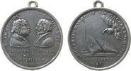 Reformation / Religion tragbare Medaille Zinn Luther Martin - auf 300 Jahre Augsburger Konfession, die Brustbilder Luthers und Melanchthons sinch gegenüber gestellt / Ha -