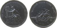 Gelegenheitsmedaillen Medaille Eisenguß Moses - auf das 4. Gebot, Moses mit den Gesetzestafeln - Du sollst Vater und Mutter ehren / Korb mit Blumen und Früchte -